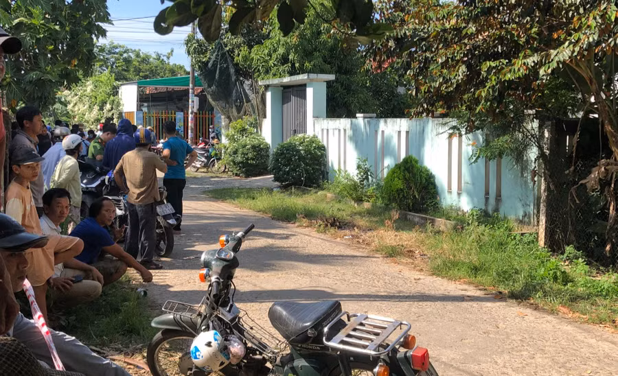 Ngôi nhà xảy ra án mạng.