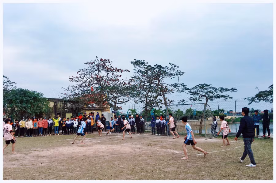 Hoạt động thể thao là một trong những ưu tiên quan trọng được triển khai thường xuyên tại Trường THCS Hải Lý (Hải Hậu, Nam Định).