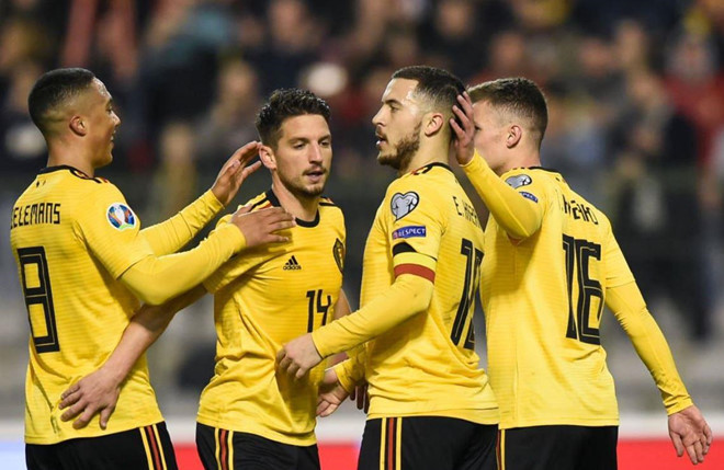 Eden Hazard tỏa sáng giúp Bỉ giành 3 điểm