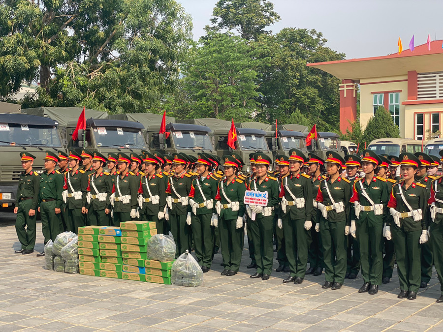 Các địa điểm có lực lượng nữ nhận ủng hộ từ huyện Nậm Pồ.