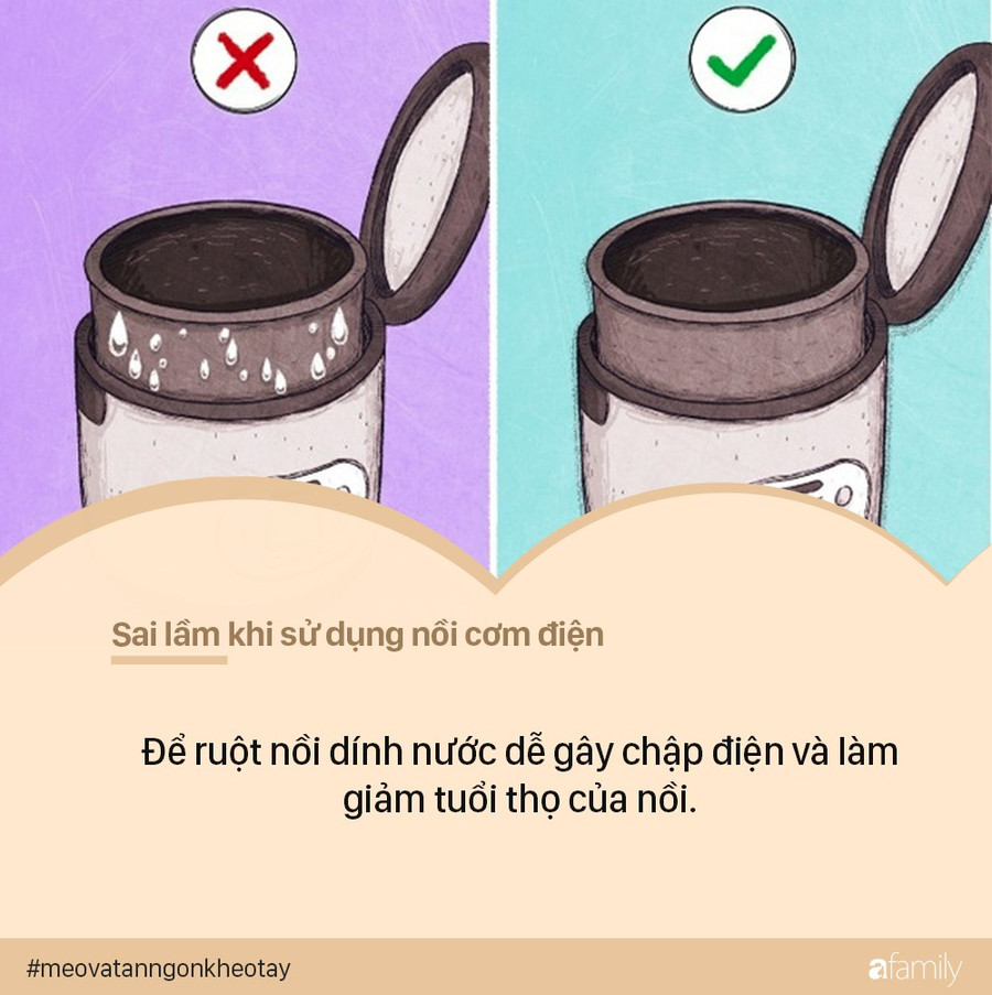 Sai lầm mẹ nào cũng mắc bảo sao nồi cơm điện vừa nhanh hỏng lại còn dễ gây bệnh ung thư - Ảnh 2. Sai lầm mẹ nào cũng mắc bảo sao nồi cơm điện vừa nhanh hỏng lại còn dễ gây bệnh ung thư - Ảnh 2.