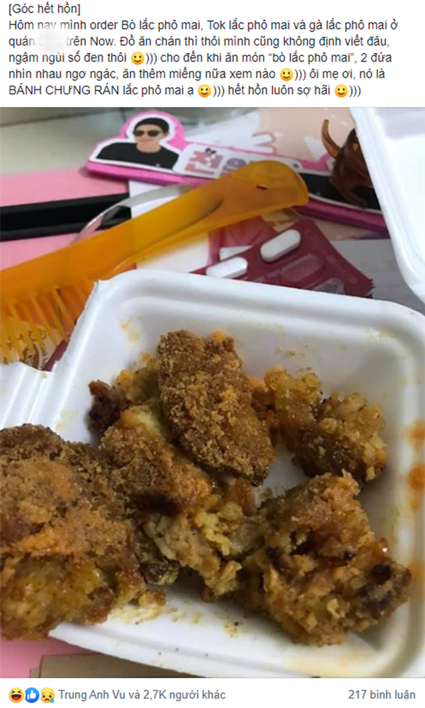 Cô nàng chia sẻ lên mạng xã hội.