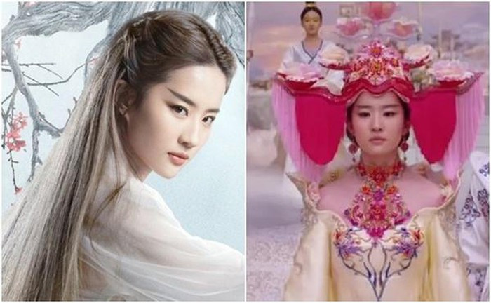 Tạo hình cổ trang thảm họa của các mỹ nhân Hoa ngữ ảnh 2 Tạo hình cổ trang thảm họa của các mỹ nhân Hoa ngữ ảnh 2