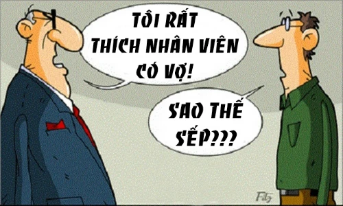 Lý do sếp thích nhân viên có vợ