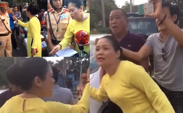 Đút lót không được, “quý bà” Vũng Tàu lăng mạ, chửi CSGT thậm tệ