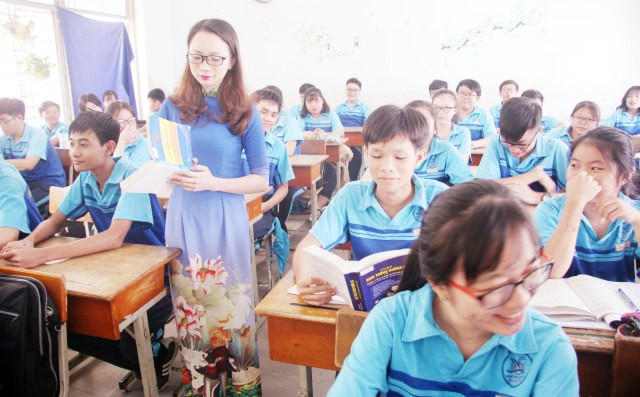 Một tiết học của cô và trò Trường THPT Ngô Quyền (Q.7, TPHCM)