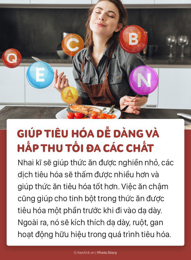 Nhai kỹ không chỉ no lâu mà còn rất nhiều lợi ích khác nữa - Ảnh 1.