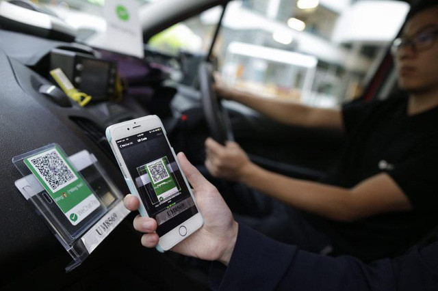 Hán sử dụng ví điện tử WeChat Pay để thanh toán tiền taxi và đã điền nhầm số tiền cần trả gấp 1.000 lần (Ảnh minh họa)