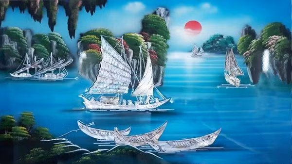 6 mẫu tranh phong thủy cuối năm treo Tết tài lộc đầy nhà, tiền ngập tràn túi