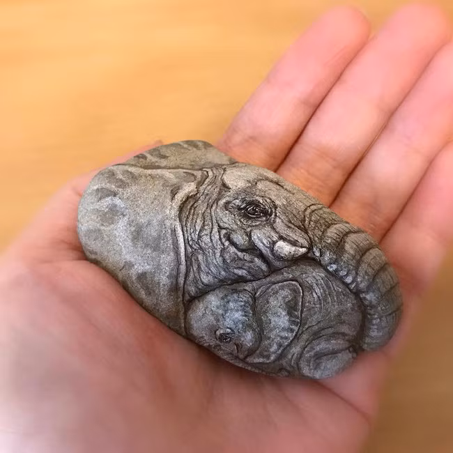 Những viên đá vô tri vô giác cũng có thể biến thành con vật đáng yêu như thế này đây - Ảnh 8.