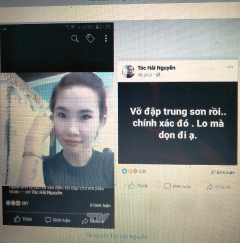 Thông tin bịa đặt tung lên mạng xã hội gây hoang mang trong dư luận. Thông tin bịa đặt tung lên mạng xã hội gây hoang mang trong dư luận.