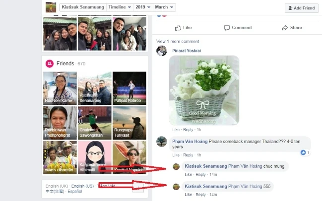 Kiatisuk chúc mừng U23 Việt Nam trên Facebook!