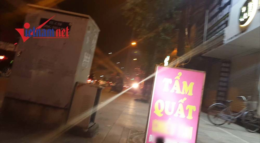 Quán mát-xa, tẩm quất nơi Hồng đang làm việc Chuyện lúc 0 giờ trong quán tẩm quất trá hình ở Hà Nội