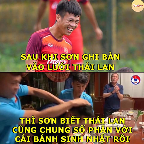 Thanh Sơn nâng tỷ số lên4 -0 đưaU23 Việt Namthiết lập kỷ lục thắng đậm nhất trong lịch sử đối đầu bóng đá Thái Lan ở cấp độ đội tuyển.