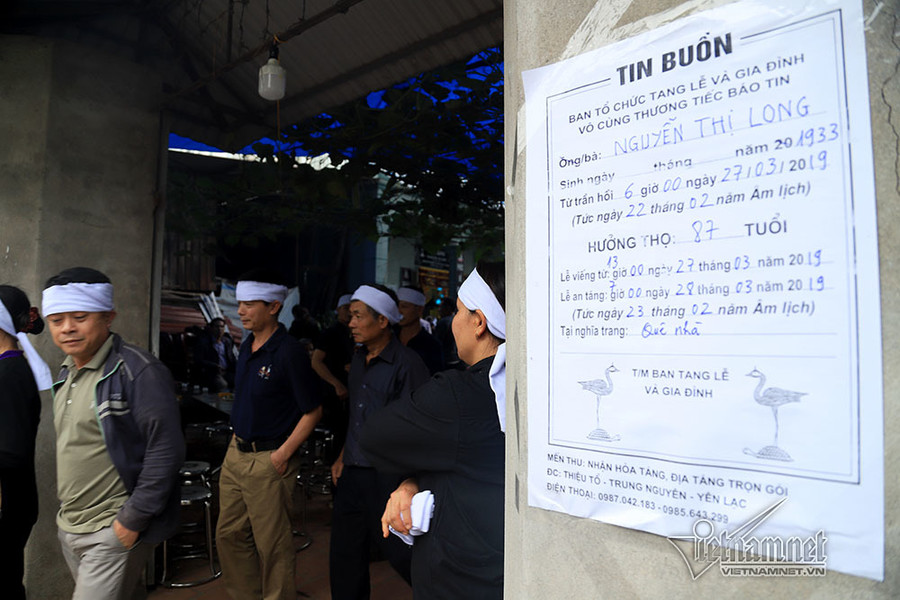 Nạn nhân nhiều tuổi nhất trong vụ tai nạn Tai nạn 7 người chết: Đại tang cả thôn, khăn trắng phủ kín đường làng