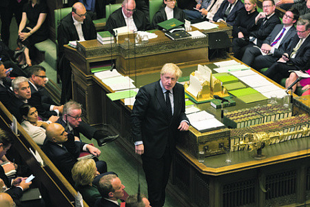 Hạ viện Anh tước quyền kiểm soát về vấn đề Brexit của ông Boris Johnson. Ảnh: Reuters