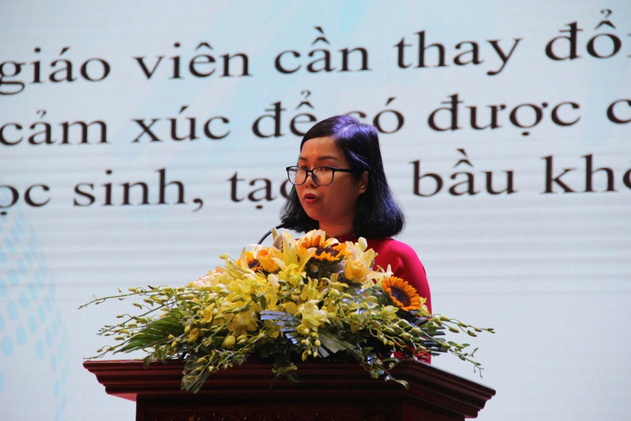 Cô Phạm Thị Mỹ Linh. Ảnh: Tg Cô Phạm Thị Mỹ Linh. Ảnh: Tg