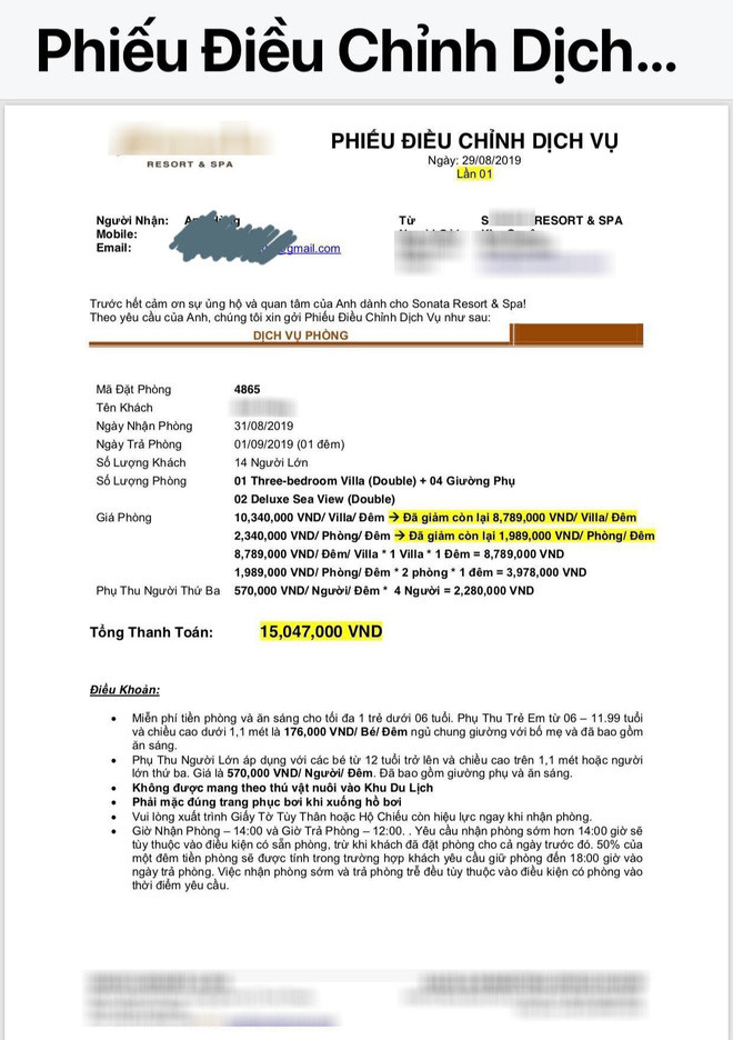 Thuê resort 4 sao nghỉ dưỡng nhưng gia đình sợ “run người” vì thứ chờ đợi bên trong ảnh 1 Gia đình anh Đ.L bỏ ra 15 triệu đồng cho một đêm nghỉ dưỡng đáng sợ.