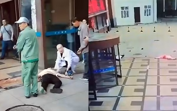 Hiện trường vụ tai nạn thương tâm.