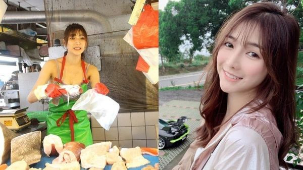 Hot girl bán cá nổi tiếng Đài Loan vì xinh đẹp và thần thái rạng rỡ sáng bừng chợ cá ảnh 5