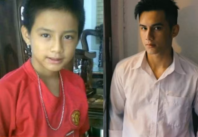 Hình ảnh trước và sau khi “dậy thì thành công” của một nam sinh 9X khiến cộng động mạng xôn xao.