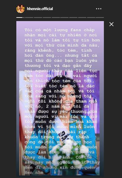 Giải thích việc liên tục đội tóc giả nữ tính, H’Hen Niê khiến fan lo lắng, hoang mang hình ảnh 4 giai thich viec lien tuc doi toc gia nu tinh, h’hen nie khien fan lo lang, hoang mang hinh anh 4