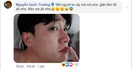 Diễn viên Quốc Trường tức giận vì bị nghi ngờ dao kéo, sửa mũi hình ảnh 3 dien vien quoc truong tuc gian vi bi nghi ngo dao keo, sua mui hinh anh 3