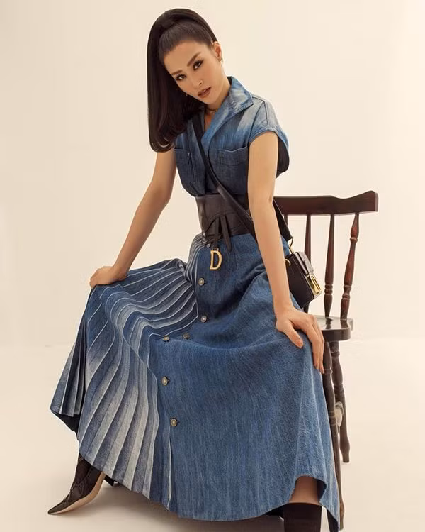 truoc khi len xe hoa, dong nhi khien khan gia tram tro khi hoa fashionista hinh anh 3