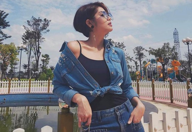 Đàm Phương Linh xây dựng hình tượng của một cô gái cá tính, năng động.