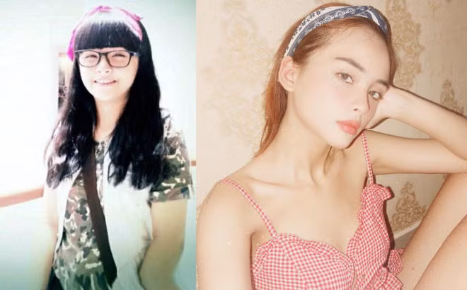 Hotgirl con lai khoe ảnh dậy thì thành công nhưng nhan sắc trong quá khứ được hé lộ khiến người xem giật mình-2