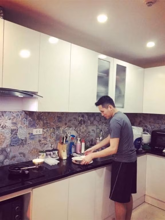 Những hình ảnh không bao giờ lên sóng của BTV Quốc Khánh - Ảnh 6. Những hình ảnh không bao giờ lên sóng của BTV Quốc Khánh - Ảnh 6.