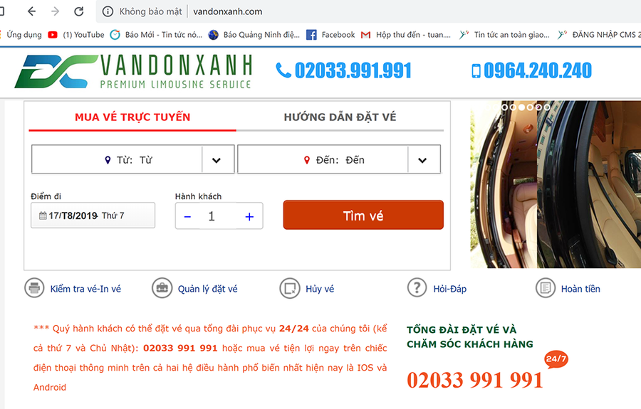 Bát nháo vận tải ô tô khách Quảng Ninh ảnh 3 Keyword đầu tiên có dấu