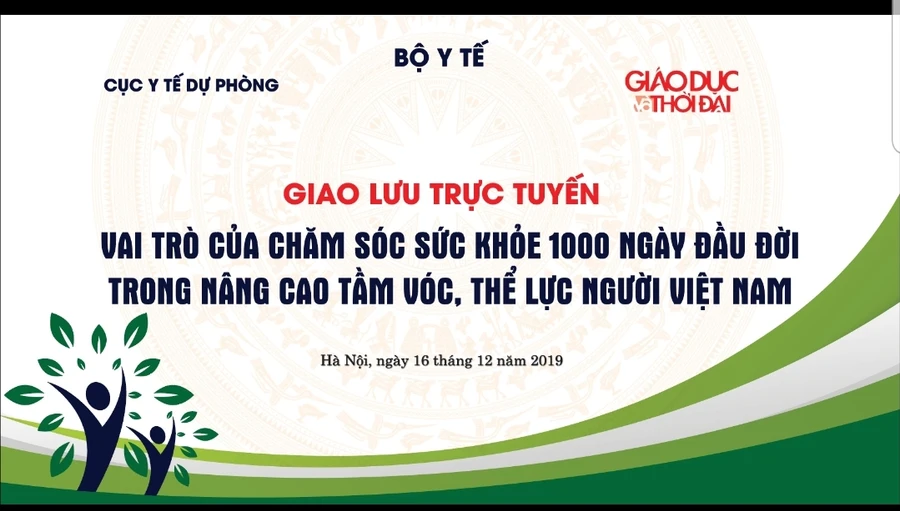 Vai trò của chăm sóc sức khỏe 1.000 ngày đầu đời trong nâng cao tầm vóc, thể lực người Việt