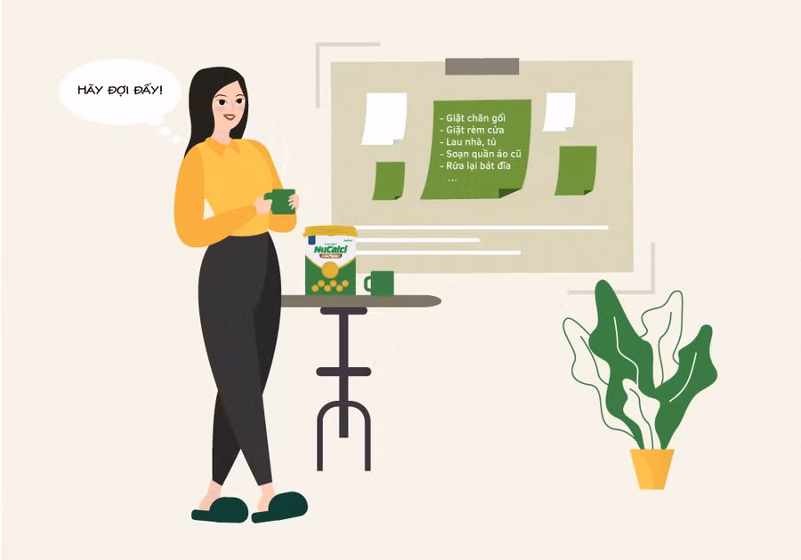 Lựa chọn thực phẩm tiện lợi, dễ hấp thu: Nếu quá bận rộn với việc công ty hay dọn nhà, bạn có thể chọn thực phẩm tiện lợi, chứa thành phần tốt cho xương như sữa. Điển hình, NuCalci Diamond của NutiFood kết hợp của bộ ba dưỡng chất vitamin K2, canxi và vitamin D3, giúp hệ xương chắc khỏe từ bên trong, hỗ trợ ngăn ngừa loãng xương. Cùng với hệ dưỡng chất glucosamine và collagen thủy phân nhóm 2 hỗ trợ bảo vệ và duy trì sức khỏe sụn khớp. 7 cach cham soc co - xuong - khop san sang cho