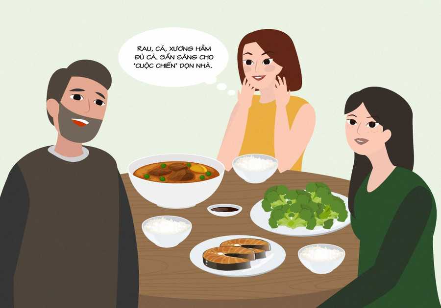 Bổ sung đầy đủ dinh dưỡng: Canxi là thành phần quan trọng cấu tạo nên xương khớp. Mỗi người cần bổ sung canxi hàng ngày với sữa, súp lơ, cua, cá… Bên cạnh đó, omega 3 góp phần làm giảm một số triệu chứng viêm khớp có nhiều trong cá hồi, cá ngừ, cá trích. Các món hầm từ xương cũng nên được đưa vào danh sách chuẩn bị sức khoẻ xương khớp cho mùa dọn nhà cuối năm. 7 cach cham soc co - xuong - khop san sang cho