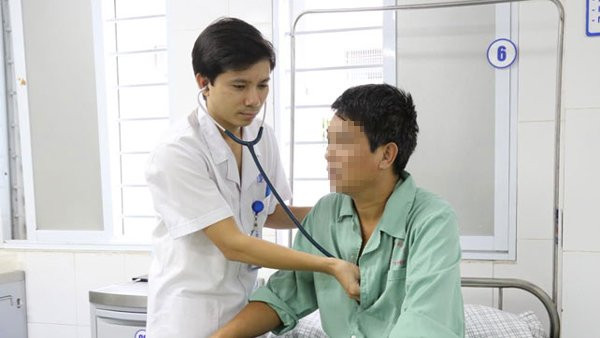 Bệnh nhân ổn định sức khỏe sau khi được can thiệp tim. Sức khoẻ bệnh nhân ổn định sau khi được can thiệp. Ảnh: Bệnh viện cung cấp.