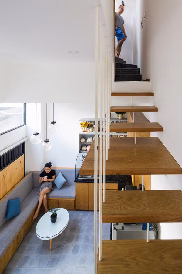 vo chong viet xay nha “sieu nho” 18m2 dep xuat sac khien bao my tram tro - 14