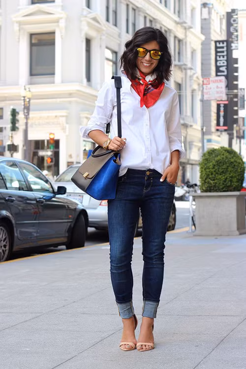 1 chiec so mi trang va 9 cach mac khong bao gio loi mot - 4