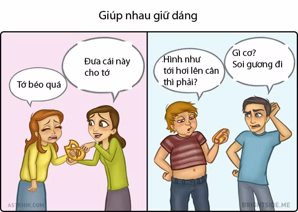 9 khác biệt về ứng xử trong tình bạn giữa nam và nữ