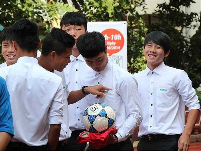 Văn Thanh, Văn Toàn, Công Phượng, Xuân Trường, Nguyễn Phong Hồng Duy