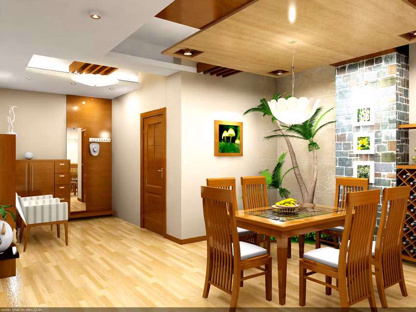 Không đặt bàn ăn đối diện của chính