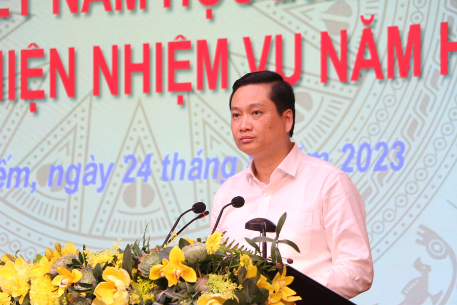 Ông Nguyễn Quốc Khánh - Phó Bí thư thường trực Quận ủy Hoàn Kiếm.