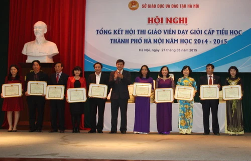 Hà Nội: Tổng kết Hội thi GV giỏi cấp tiểu học Thành phố năm học 2014 – 2015