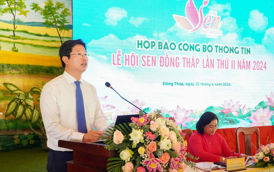 Ông Huỳnh Minh Tuấn, Phó Chủ tịch UBND tỉnh Đồng Tháp cho hay, Lễ hội Sen Đồng Tháp năm 2024 diễn ra với 28 hoạt động, sự kiện. Ông Huỳnh Minh Tuấn, Phó Chủ tịch UBND tỉnh Đồng Tháp cho hay, Lễ hội Sen Đồng Tháp năm 2024 diễn ra với 28 hoạt động, sự kiện.