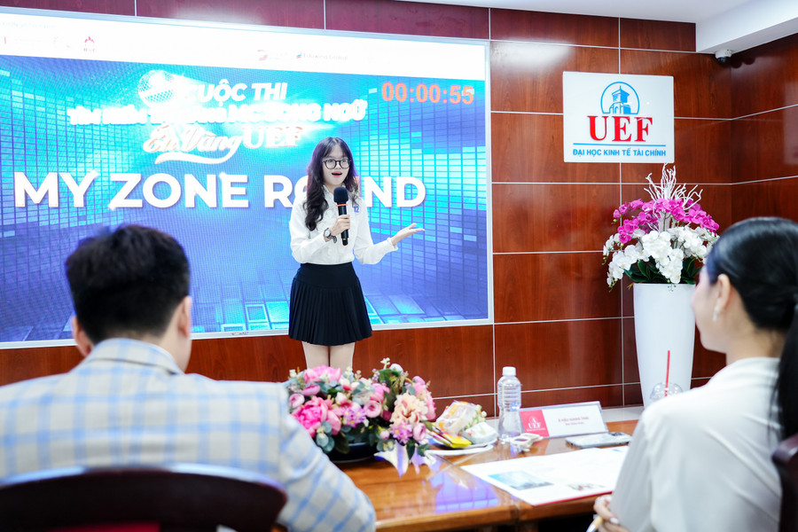 Cuộc thi Én Vàng UEF 2024 với chủ đề “Speak to Succeed”. Ảnh: UEF