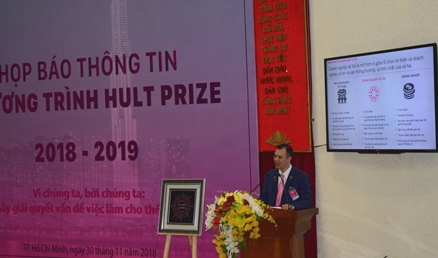 Ông Hồ Quang Hưng- Giám đốc Hult Prize khu vực Đông Nam Á thông tin về giải thưởng