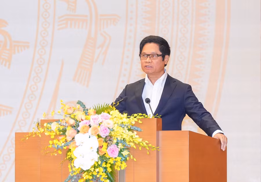 Chủ tịch Phòng Thương mại và Công nghiệp Việt Nam Vũ Tiến Lộc. Ảnh VGP/Quang Hiếu