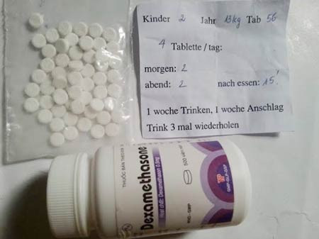 Và sự thật không phải thuốc Đức, chỉ là thuốc chống viêm rẻ tiền sản xuất trong nước