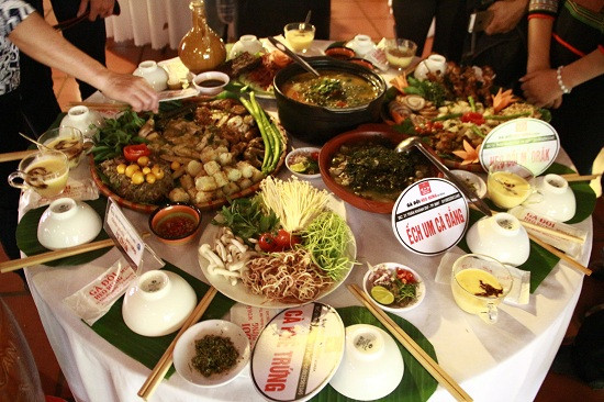 Những món ăn đẹp mắt, độc đáo của các đơn vị.