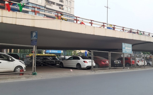 hà nội xin được tiếp tục trông giữ xe dưới gầm cầu vượt hình 2 ha noi xin duoc tiep tuc trong giu xe duoi gam cau vuot hinh 2